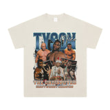 Mike Tyson T Shirt Boxer Retro Short Sleeve