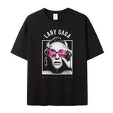 New Lady Gaga Fashion Printed T-shirt Women's Men's Unisex T