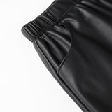 Women Skirt Women's Autumn and Winter Commuter Leather Skirt