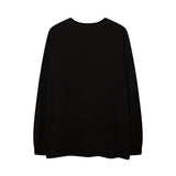 Men Long Sleeve Shirt Personality Butterfly Patch Long Sleeves T-shirt Men and Women Base Long Sleeve Shirt