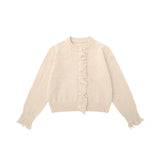 Women Sweater Girls' Autumn Leisure Short Sweater Coat