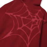 Men Hoodie Spider Web Printed Sweater Men's Loose Pullover Hoodie Autumn and Winter