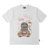 Men T Shirt Goethe Printed round Neck Short Sleeve T-shirt Male and Female Trendy Brand Loose