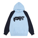 Men Hoodie Hooded Sweater Boys Spring and Autumn Letter Embroidery Casual Loose Long Sleeve