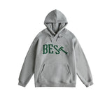 Unisex Hoodie Winter Retro University Style Loose Sweater Men and Women