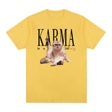 Karma Is A Cat Swift Vintage T-shirt Music Tour Cotton Men