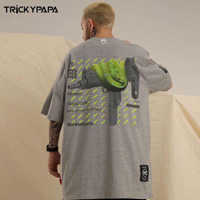 Men T Shirt T-shirt Short Sleeve Tee Men's Ins Fashion Brand Street Printing