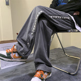Men Sweatpants Corduroy Pants Loose Vintage