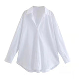 Women T-Shirt Spring Loose Casual Shirt Long Sleeve