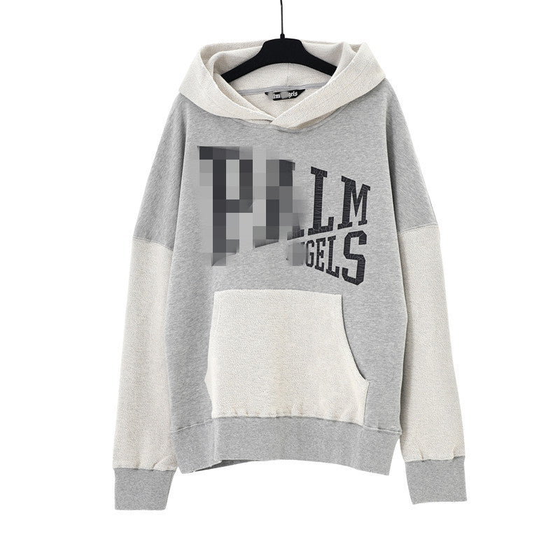 Palm Angle Hoodie Palm Angels Letter Printing Stitching Hooded Men and Women Multi-Color Coat