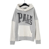 Palm Angle Hoodie Palm Angels Letter Printing Stitching Hooded Men and Women Multi-Color Coat
