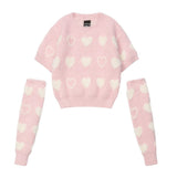 Women Sweater Short Sleeve Sweater Women's Pullover