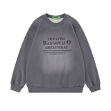 Men Hoodie Letter Print Sweatshirt