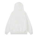 Men Hoodie Paste Cloth Embroidery Letter Hooded Sweater