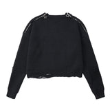 Women Sweater Short Sweater round Neck Autumn Leisure Sweater