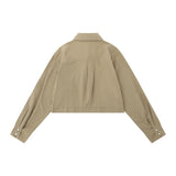 Women Long Sleeve Shirt Women's Autumn Leisure Slim Fit Short