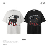 American vintage street T-shirt cotton boys summer loose