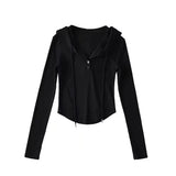 Women's T-Shirt Autumn T-shirt Top Women's Short Stitching Bottoming Shirt