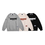 Unisex Jacket Autumn Letter Print Pullover Sweater