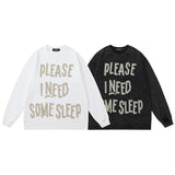 Men Long Sleeve Shirt Fashion Brand Casual Couple Long Sleeve T-shirt Retro Loose Men and Women