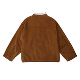 Unisex Jacket Autumn Corduroy Patch Jacket Women's Clothing