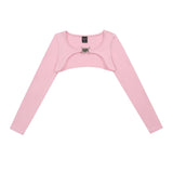 Women Long Sleeve T-Shirt Short Long Sleeve Cardigan Vest Women's Summer Casual T-shirt