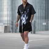 Men's Shirt Cardigan Fashion Men's Personalized Printing