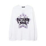 Men Long Sleeve Shirt Sweet Cool Couple Long Sleeve Bottoming T-shirt Idle Style Loose Men and Women