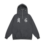 Men Hoodie Sweater Men's Autumn and Winter Loose Hooded Pullover