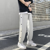 Men Sweatpants Men's Summer Casual Loose-Fit Tappered Trousers Sports Pants