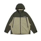 Unisex Jacket Fall Color-Blocking Hooded Casual Jacket