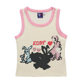 Women Vest Cartoon Printed Vest Girls Summer Casual Short Sleeveless