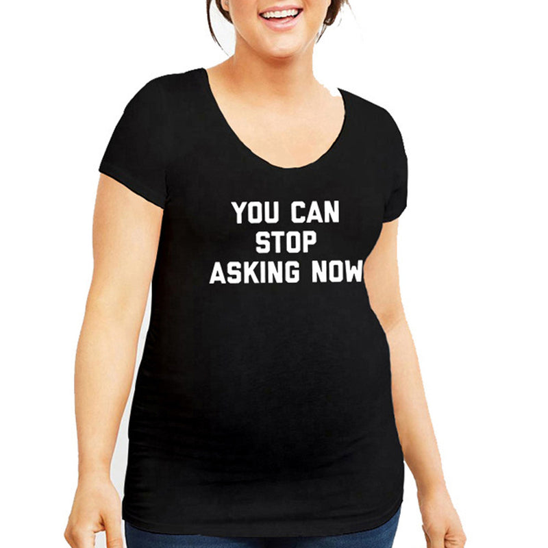 We're Pregnant You Can Stop Asking Now Pregnancy Announc