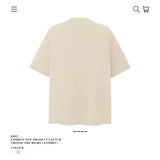 American vintage street T-shirt cotton men's summer loose