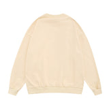 Men Hoodie Printed Crew Neck Sweatshirt Boys Spring and Autumn Long Sleeve Casual Loose
