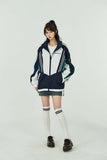Unisex Jacket Autumn College Style Stand Collar Shell Jacket Women's Clothing