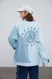 Unisex Jacket Autumn Leisure Twill Lamp Wick Jacket Women's Clothing