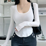 Women Long Sleeve Shirt Tight Long Sleeve