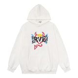 Men Hoodie Printed Pullover Hooded Sweater Men's Loose Autumn and Winter Hooded Top