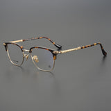 CHH Chrome Hearts Glasses Pure Titanium Vintage Fashion Half Frame Myopia Glasses Frame