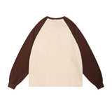 Men Hoodie Printed Crew Neck Sweatshirt Long Sleeve Casual Loose