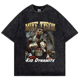 Mike Tyson T-Shirt Vintage Character Print Loose T-Shirt