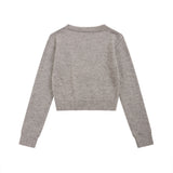 Women Sweater O-neck Short Knitwear Women's Casual Sweater
