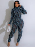 Women Jumpsuit Autumn Fashion Slim Fit Bodysuit Women