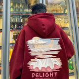 Men Hoodie Sweater Men's Spring and Autumn Hooded Ruffle Handsome Men's Long-Sleeved Jacket