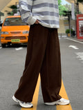 Men Sweatpants Straight Cargo Pants Men Loose Wide Leg Leisure