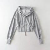 Women T-shirt Autumn Leisure Minimalist Hooded Sweater Women's Loose Long Sleeve