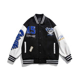 Unisex Jacket Autumn Embroidery Baseball Uniform Jacket Women's Clothing