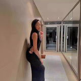 Women Dresses Women's Spring Fashion Slim Sleeveless Dress