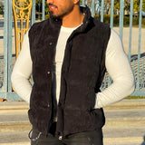 Men Suits Vests Autumn and Winter Leisure Vest Top Coat